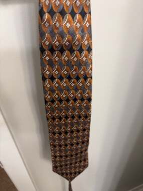 Venanzi 100% Silk Football Pattern Necktie